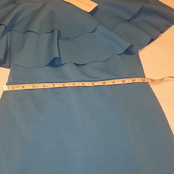 NWT Asos Frill Bardot Mini Dress, sz US 10 - Picture 5 of 9